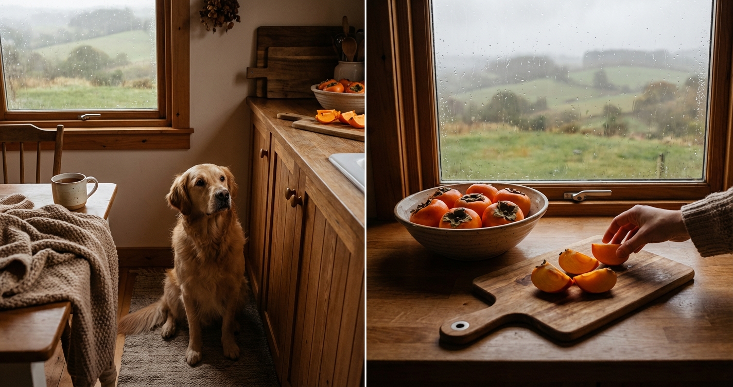 Can Dogs Eat Persimmons? Safety Verdict, Seed Risks & Serving Tips