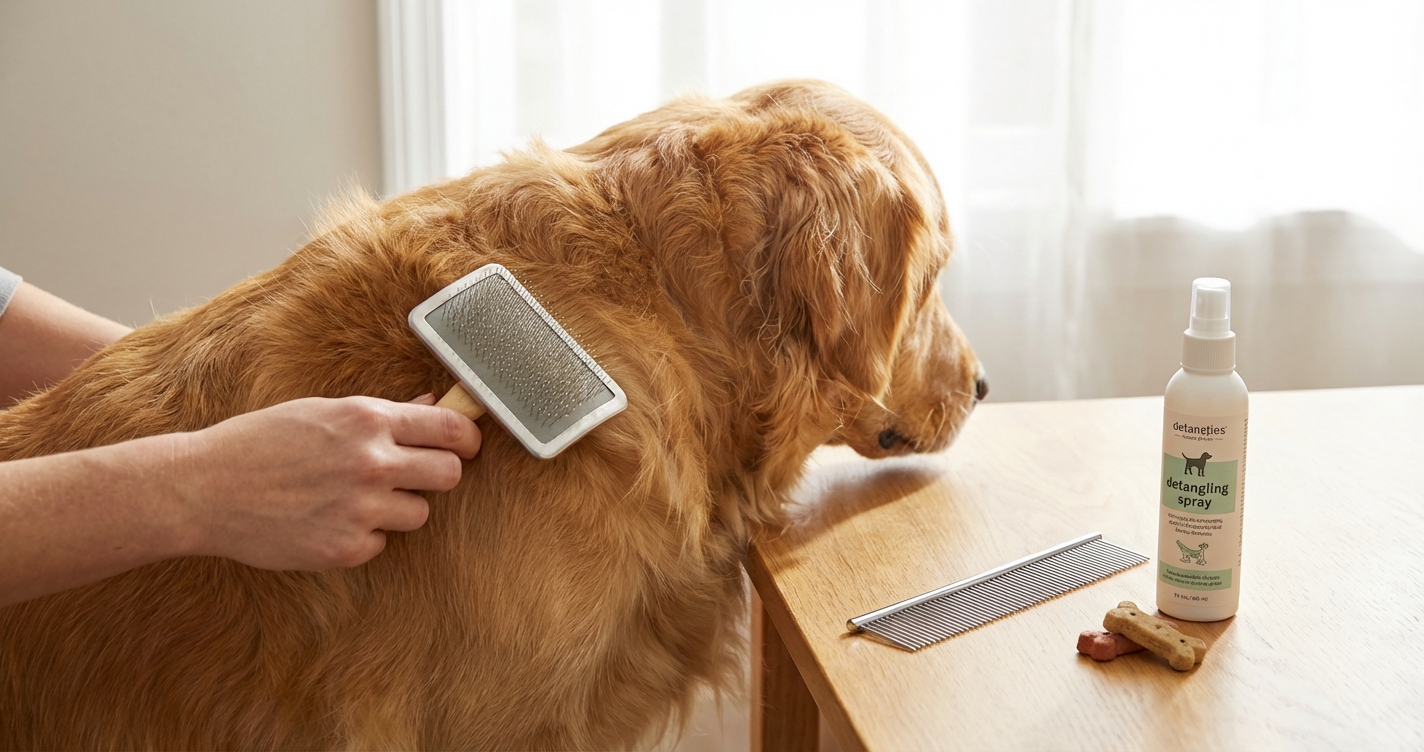 How to Safely Get Mats Out of Dog Hair